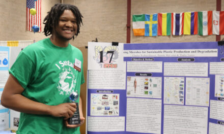 ‘I Sustain’: STCC student Charles Walker-Hoover wins trophy for research poster