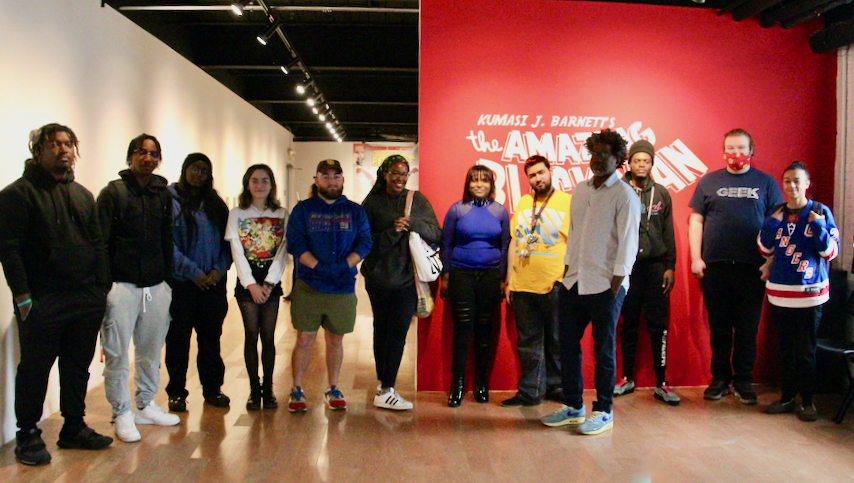 Baltimore artist connects with STCC students in gallery￼