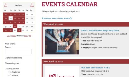 New interactive events calendar unveiled