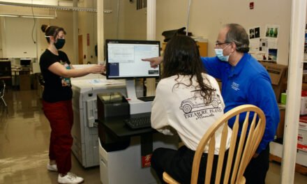 Graphic Communications and Photography students get hands-on experience with new digital press